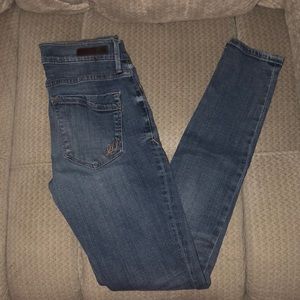 Express skinny jean size 0R medium wash denim